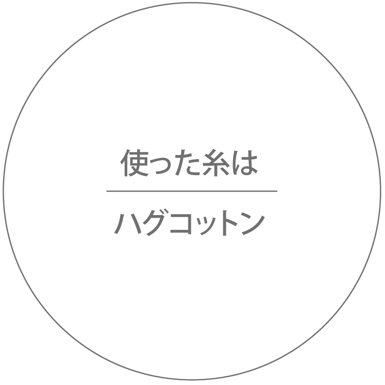 使った糸はハグコットン