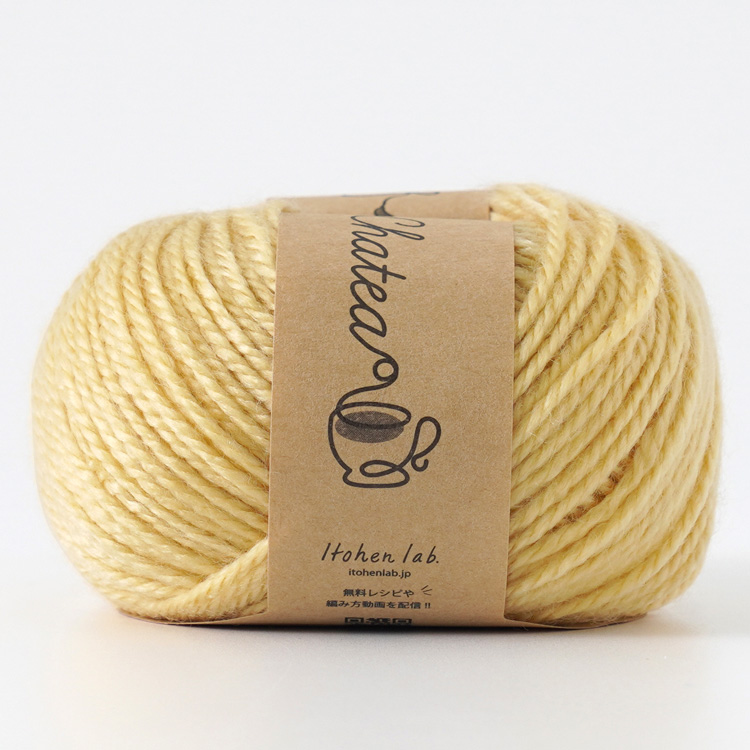 Knitworm Chatea 10玉セット チャティアクリル 並太 30g(約66m) アクリル100% バナナ