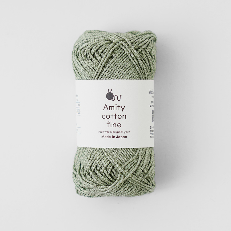 Knitworm Amity cotton fine アミティコットンファイン 中細 25g(約80m)