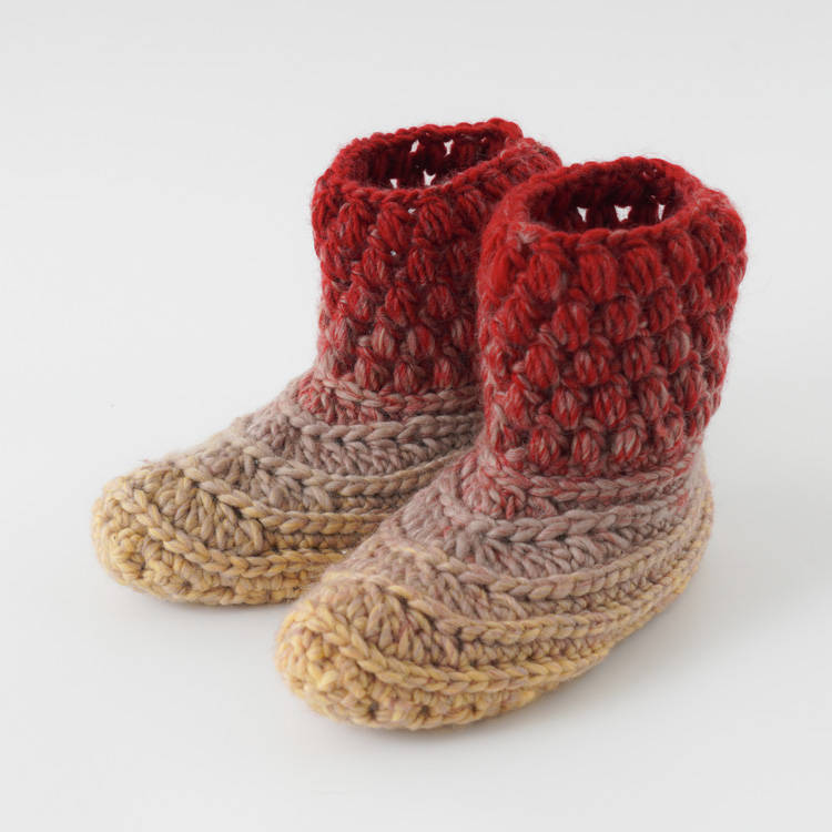 2.エンジ×ベージュ