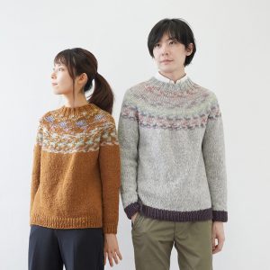 【無料編み図No.9】T22-6 みんなのセーター丈長