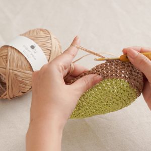 【編み物キット】サラサラ紙素材♪ペーパーヤーンで編む夏のキットをご紹介！