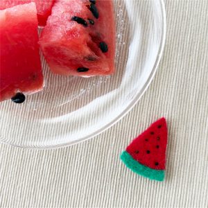 ニードルフェルトで作る私の好きなもの⑦スイカ
