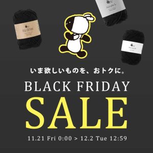 お見逃しなく！ブラックフライデーセール開催中！