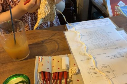 カフェ編み
